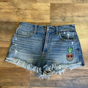 Hollister High Waisted Shorts (size 1)